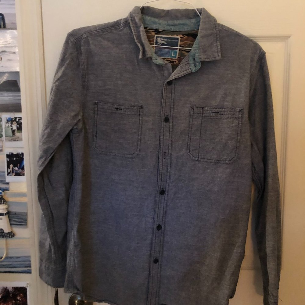 Men's long sleeve button down
